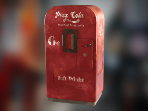 Cola Vending Machine Modèle 3D