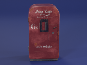 Cola Vending Machine Modèle 3D