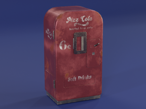 Cola Vending Machine Modèle 3D