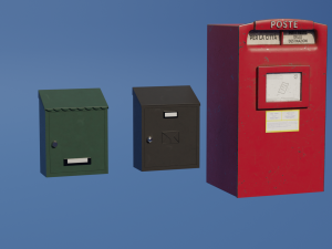 Postbox 3D Model