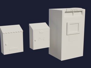 Postbox 3D Model