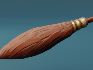Flying Broom Model 3D