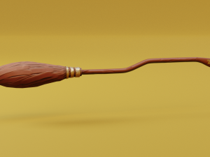 Flying Broom Model 3D