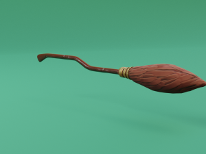 Flying Broom Model 3D