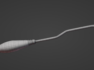 Flying Broom Model 3D