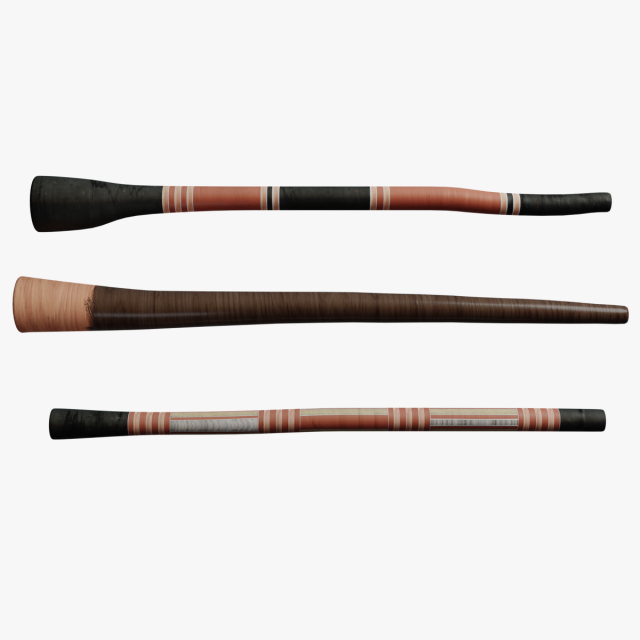 Didgeridoo Model 3D .c4d .max .obj .3ds .fbx .stl .blend 