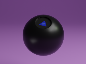 Magic 8 Ball 3D Model