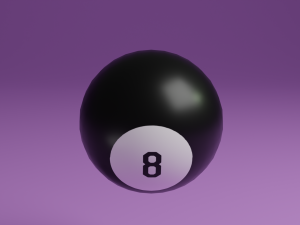 Magic 8 Ball 3D Model