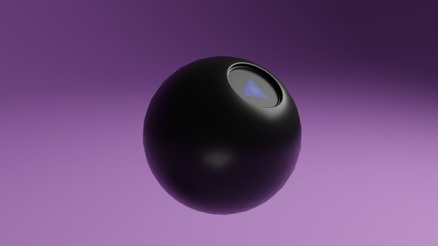 Modèle 3D Boule magique 8, 66359