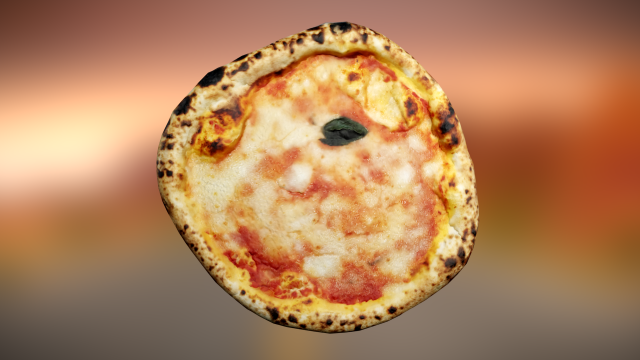 Pizza scan 3D Model .c4d .max .obj .3ds .fbx .stl .blend 