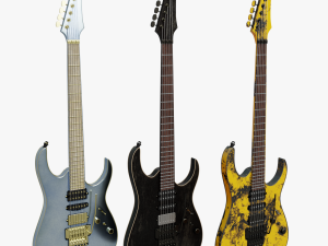 Electric Guitar Superstrat 3D Model