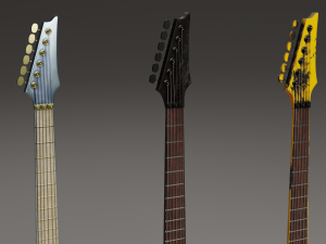 Electric Guitar Superstrat 3D 모델