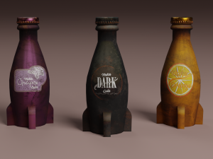 Nuka cola set 3D मॉडल