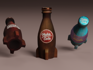 Nuka cola set 3D मॉडल