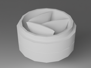 Hand-painted dumplings Model 3D
