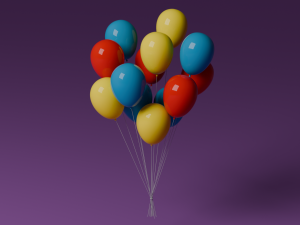Baloons 3D Model