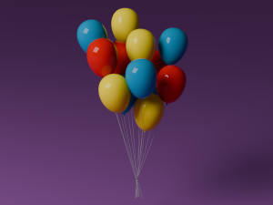 Baloons Modello 3D