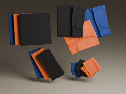 Lens cloth 3D Model
