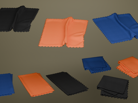 Lens cloth 3D Model