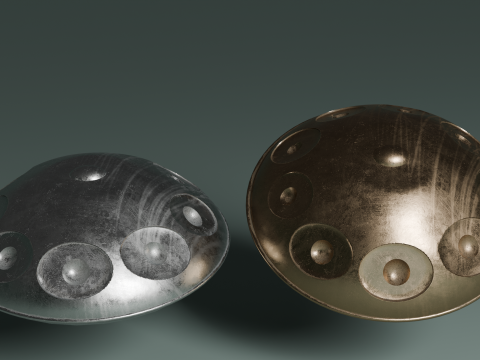 Handpan 3D 模型