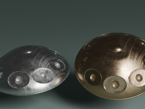 Handpan 3D Model