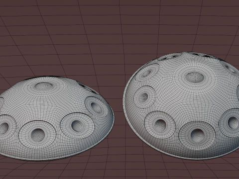 Handpan 3D Model