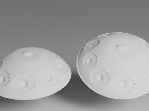 Handpan 3D Model