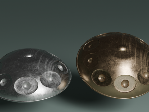Handpan 3D Model