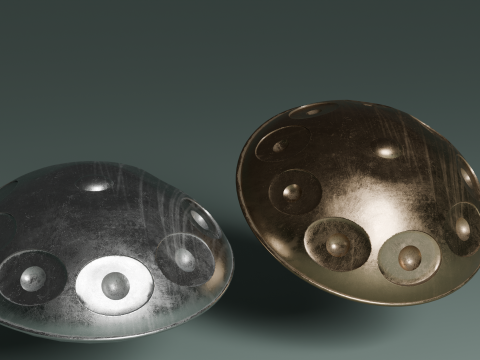 Handpan 3D Model