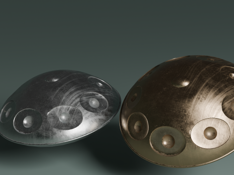 Handpan 3D Model