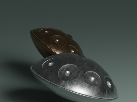 Handpan 3D Model
