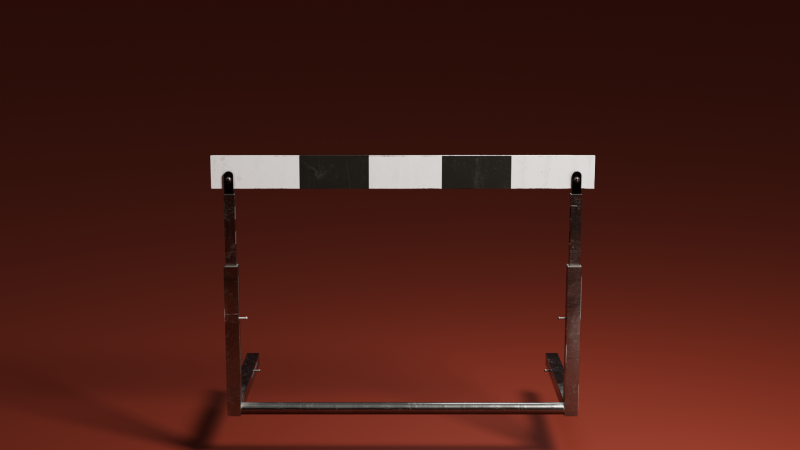 Hurdle Model 3D .c4d .max .obj .3ds .fbx .stl .blend 