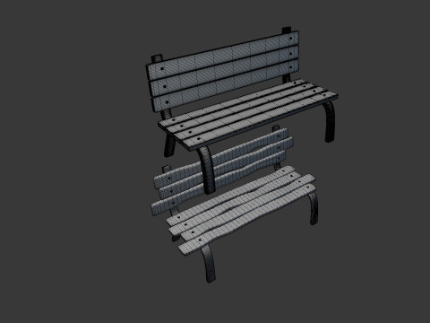 Benches Modelo 3D