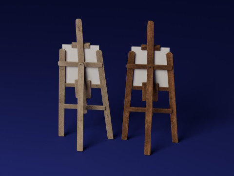 Easel 3D Model