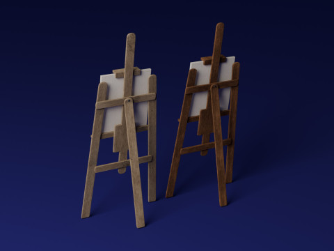 Easel 3D Model