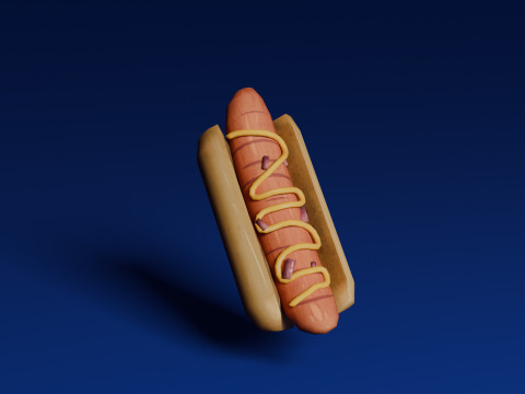 Hot dog 3D 모델