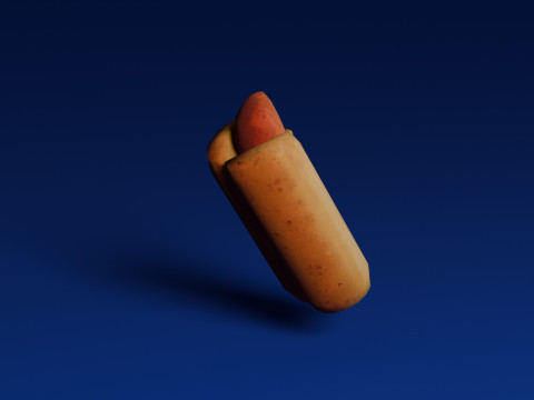 Hot dog Modelo 3D