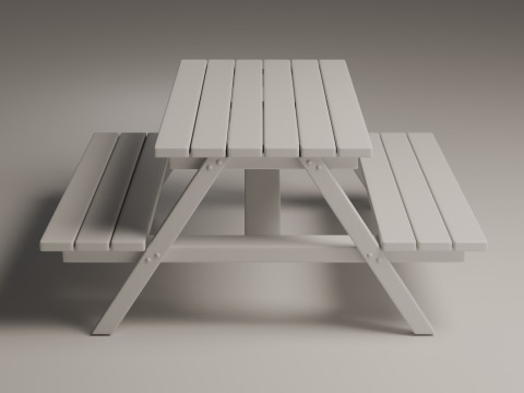 Picnic table Modelo 3D