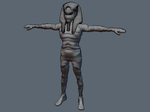 Pharaoh 3D 模型