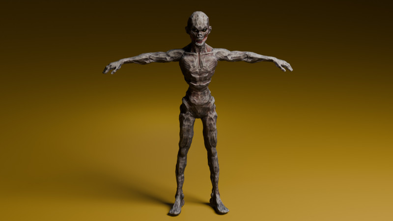 Zombie Modelo 3D .c4d .max .obj .3ds .fbx .stl .blend