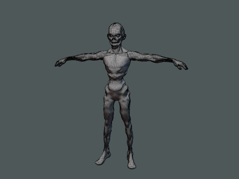 Zombie Modelo 3D