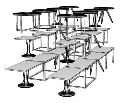 TableSet Model 3D