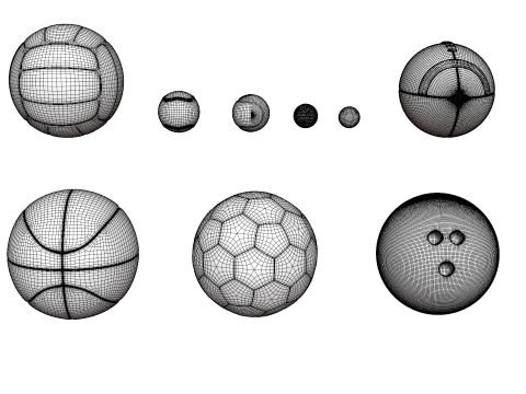 SportsBalls 3D Model