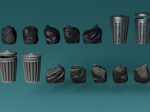 TrashSet Model 3D