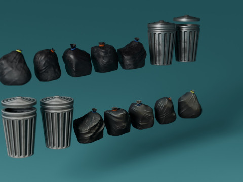 TrashSet 3D-Modell