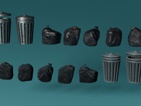 TrashSet 3D-Modell