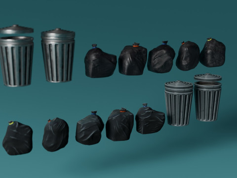 TrashSet 3D-Modell