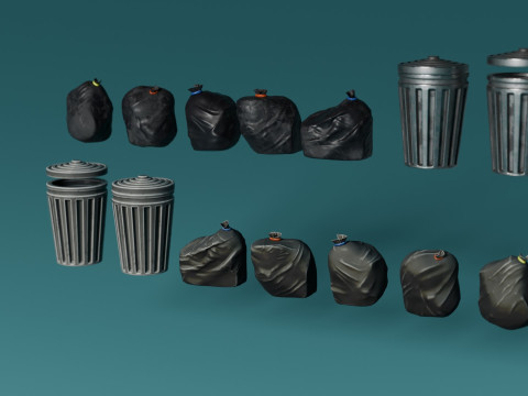 TrashSet 3D-Modell