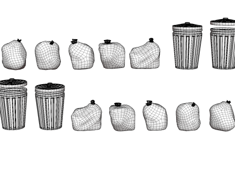 TrashSet 3D-Modell