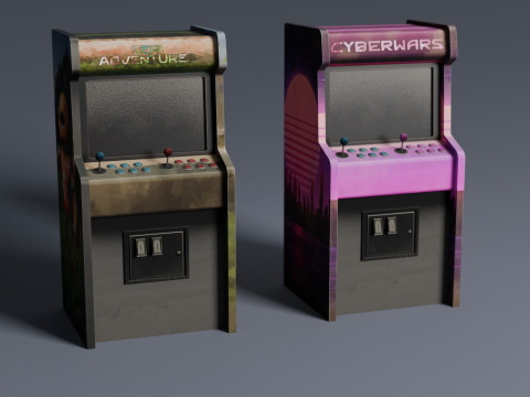 Arcade Cabinet Modelo 3D